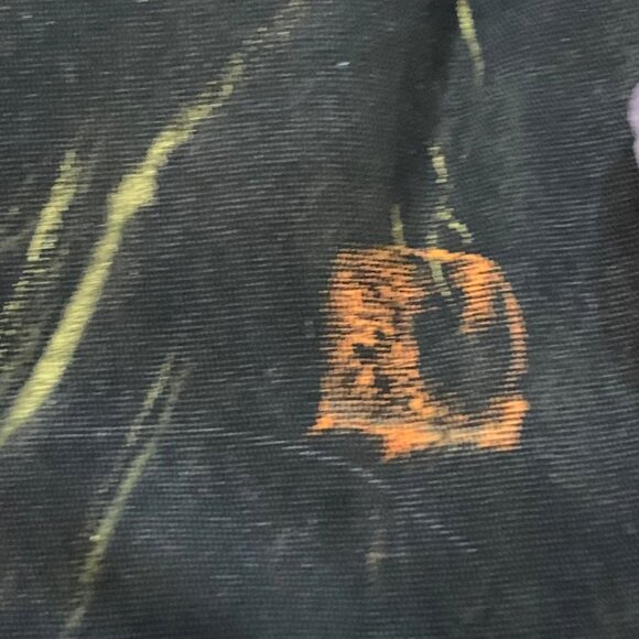 MCM Pair of Hand-Painted Asian Silk Painting: Mt. Fuji, Pagodas, Trees Signed - Picture 4 of 6